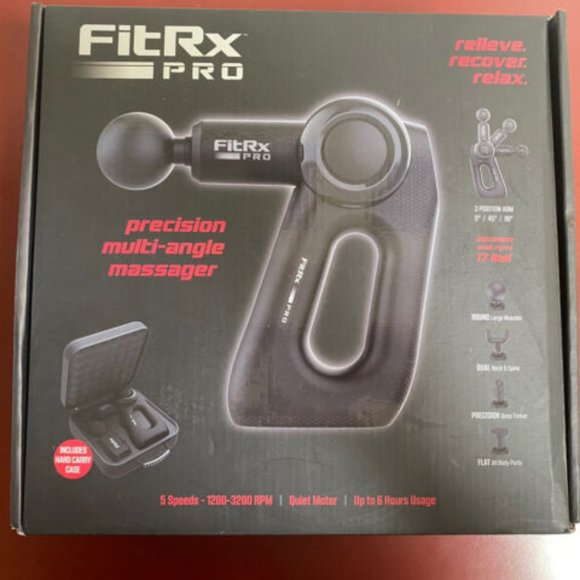 FitRx Other Fitrx Handheld Therapeutic Percussion Massage Gun With